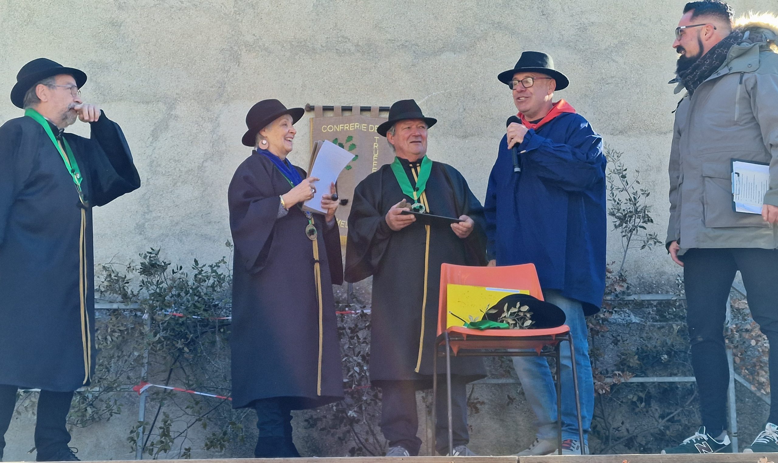 Intronisation de Thierry Tello Nouveau membre de la Confrérie de la Truffe Noire